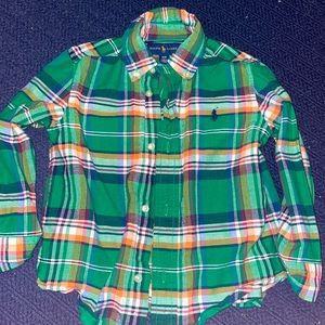 Polo Ralph Lauren Green Plaid shirt